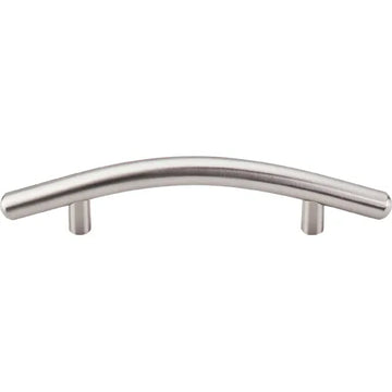 Nouveau Curved Bar Pull 3 3/4'' cc M534 Brushed Satin Nickel