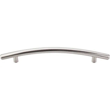 Nouveau Curved Bar Pull 6 5/16'' cc M536 Brushed Satin Nickel
