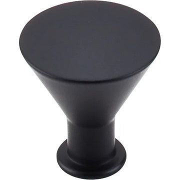 Nouveau II Cocktail Knob 1 3/16'' M587 Flat Black