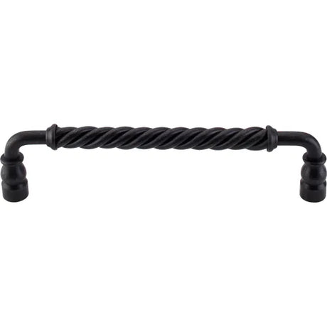 Normandy Twisted Bar Pull 8'' cc M674 Patina Black