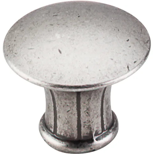 Edwardian Lund Knob 1 1/4'' M911 Antique Pewter