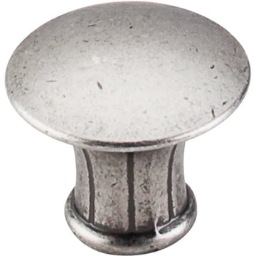 Edwardian Lund Knob 1 1/4'' M911 Antique Pewter