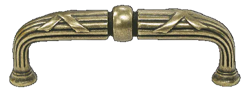 Edwardian Ribbon & Reed D-pull 3 3/4'' cc M936 German Bronze