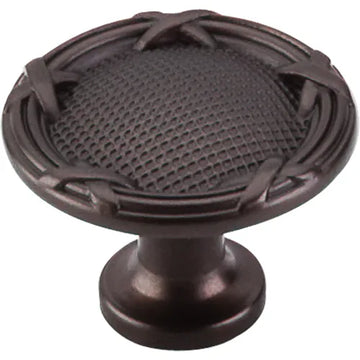 Edwardian Ribbon & Reed Knob 1 1/4'' M943 Oil Rubbed Bronze