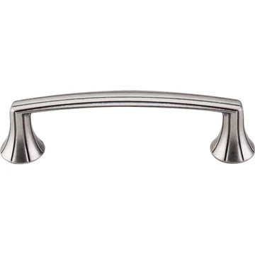 Edwardian Rue Pull 3 3/4'' cc M956 Antique Pewter