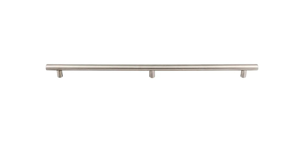 Stainless Hollow Bar Pull 3 Posts 2x15 3/8'' cc H10