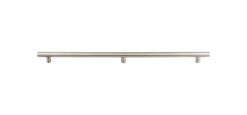 Stainless Hollow Bar Pull 3 Posts 2x15 3/8'' cc H10