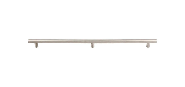 Stainless Hollow Bar Pull 3 Posts 2x15 3/8'' cc H10