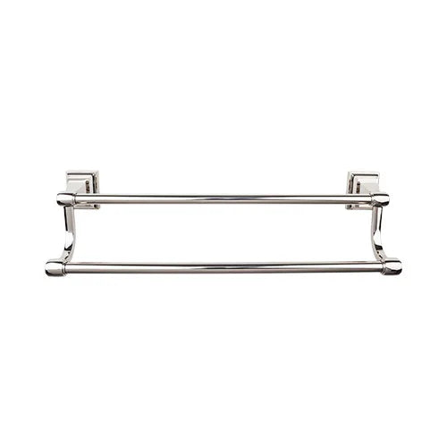 Stratton Bath 24'' Double Towel Bar STK9PN Polished Nickel