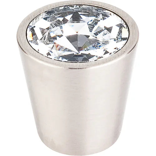 Clear Crystal Center Knob 1 1/16''   TK135
