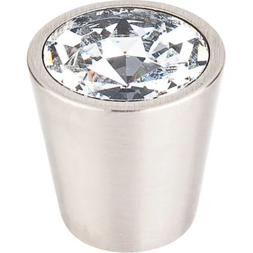 Clear Crystal Center Knob 1 1/16''   TK135