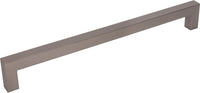 Nouveau Square Bar Appliance Pull 18 Inch Ash Gray TK165AG