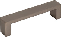 Sanctuary II Modern Metro Pull 3 3/4'' Ash Gray