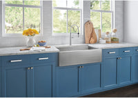 Sanctuary II Modern Metro Pull 3 3/4'' Ash Gray