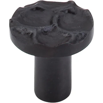 Cobblestone Round Knob Small 1 1/8'' TK295CB Coal Black