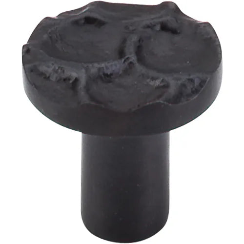 Cobblestone Round Knob Small 1 1/8'' TK295CB Coal Black