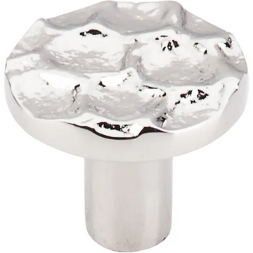 Cobblestone Round Knob Medium 1 3/8'' TK296PN Polished Nickel