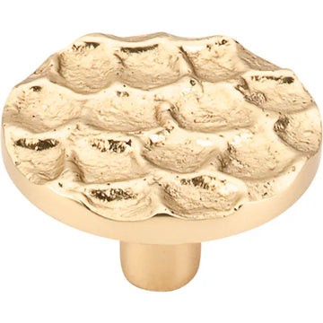 Cobblestone Round Knob Large 1 15/16'' TK297BR Brass