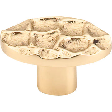 Cobblestone Oval Knob Small 2'' TK298BR Brass