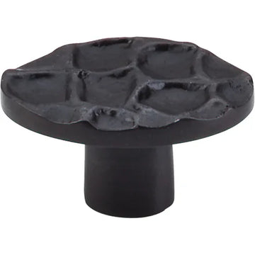 Cobblestone Oval Knob Small 2'' TK298CB Coal Black