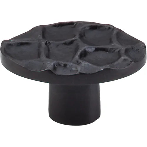 Cobblestone Oval Knob Small 2'' TK298CB Coal Black