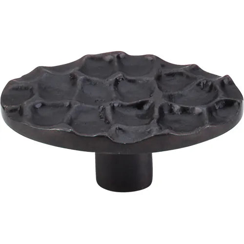 Cobblestone Oval Knob Large 2 5/8'' TK299CB Coal Black
