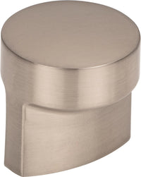 Ellis Hartridge Knob 1 1/4 Knob Brushed Satin Nickel