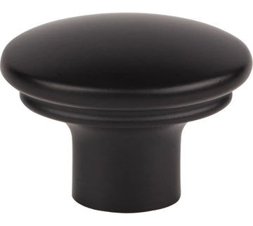 Ellis Julian Oval Knob 1 1/4'' Flat Black TK3051BLK