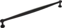 Regent's Park Ulster Pull 12 Inch Flat Black TK3076BLK