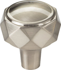 Regent's Park Kingsmill Knob 1 1/4 Inch Brushed Satin Nickel TK3080BSN