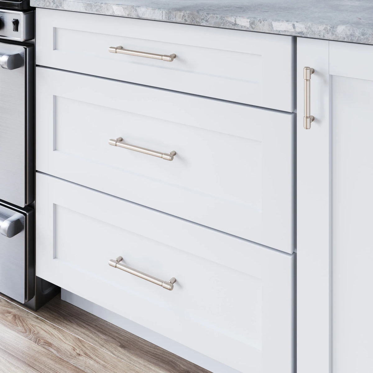 Regent's Park Clarence Pull 8 13/16 Inch Brushed Satin Nickel TK3116BSN