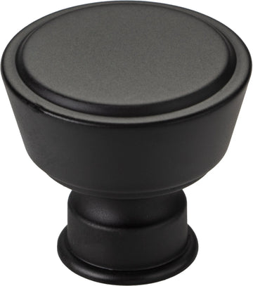 Regent's Park Ormonde Knob 1 3/8 Inch Flat Black TK3120BLK
