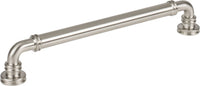 Morris Cranford Pull 7 9/16 Inch Brushed Satin Nickel TK3144BSN
