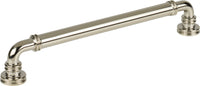 Morris Cranford Pull 7 9/16 Inch Polished Nickel TK3144PN