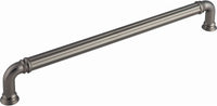 Chareau Reeded Appliance Pull 12 Inch Ash Gray