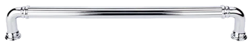 Chareau Reeded Appliance Pull 12'' cc TK327PC Polished Chrome