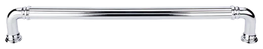 Chareau Reeded Appliance Pull 12'' cc TK327PC Polished Chrome