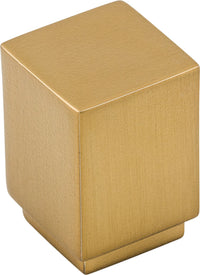 Chareau Linear Square Knob 3/4'' Honey Bronze