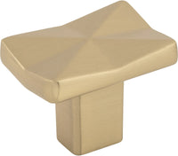 Mercer Quilted Knob 1 1/4 Inch Honey Bronze