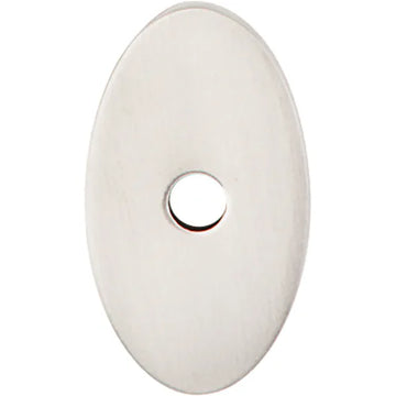 Sanctuary Oval Backplate Small 1 1/4'' TK58BSN Brushed Satin Nickel