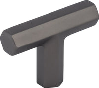 Serene Lydia T Shape Knob 1 3/4'' Ash Gray