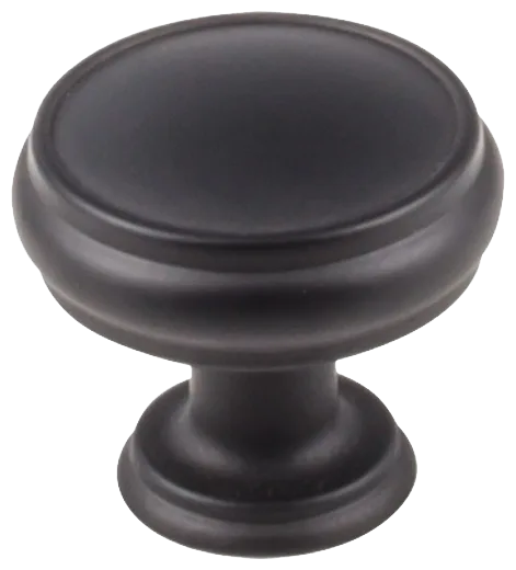 Serene Eden Large Knob - 1 3/8'' TK832BLK Flat Black