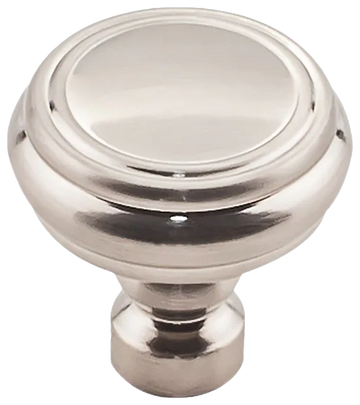 Brixton Rimmed Knob 1 1/4 Inch in Brushed Satin Nickel TK880BSN