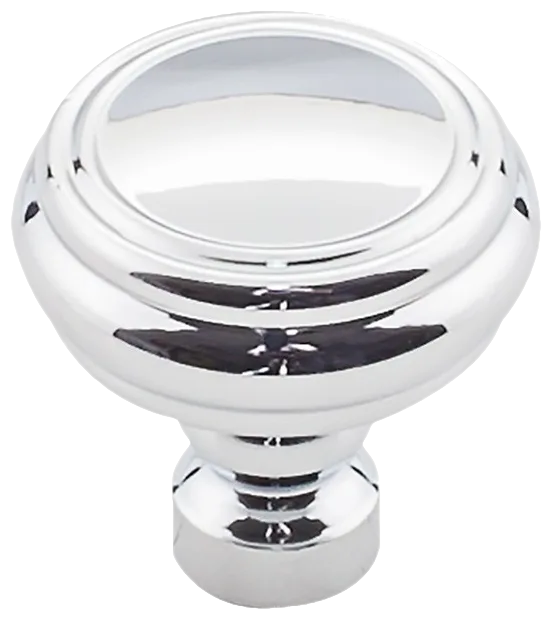Brixton Rimmed Knob 1 1/4 Inch in Polished Chrome TK880PC