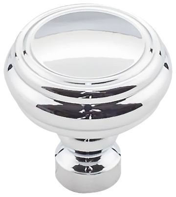 Brixton Rimmed Knob 1 1/4 Inch in Polished Chrome TK880PC
