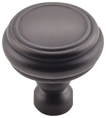 Brixton Rimmed Knob 1 1/4 Inch in Sable TK880SAB