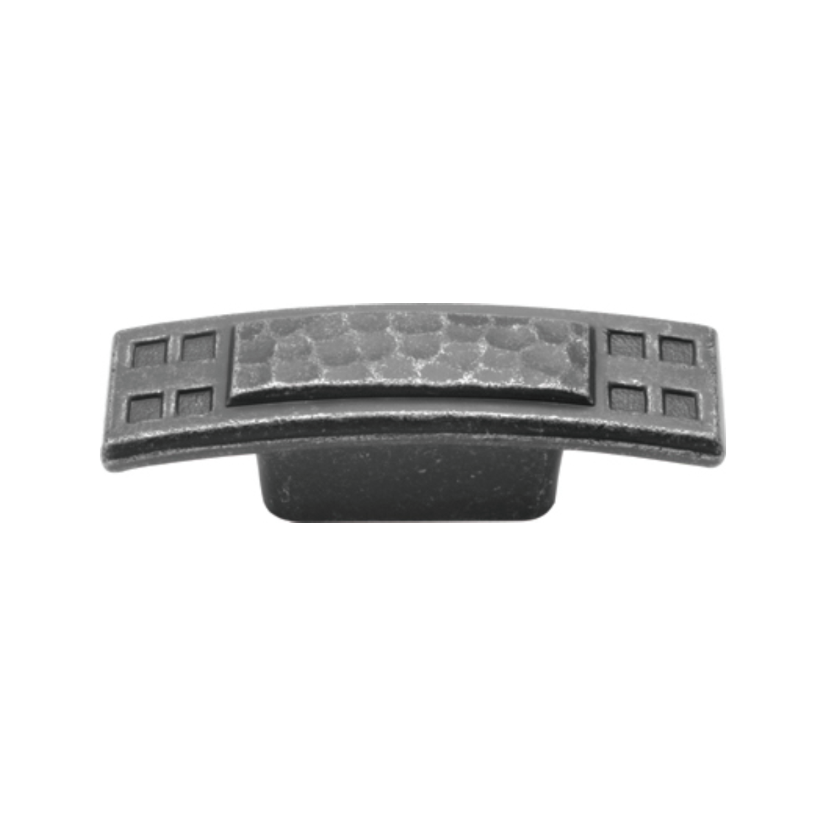 Arts & Crafts Collection Knob 2-5/8'' x 3/4'' Vibra Pewter Finish P7314-SPA/VP