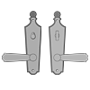 Privacy Mortise/Spring Latch