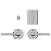 Privacy Mortise Bolt/Spring Latch