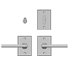 Privacy Mortise Bolt/Spring Latch